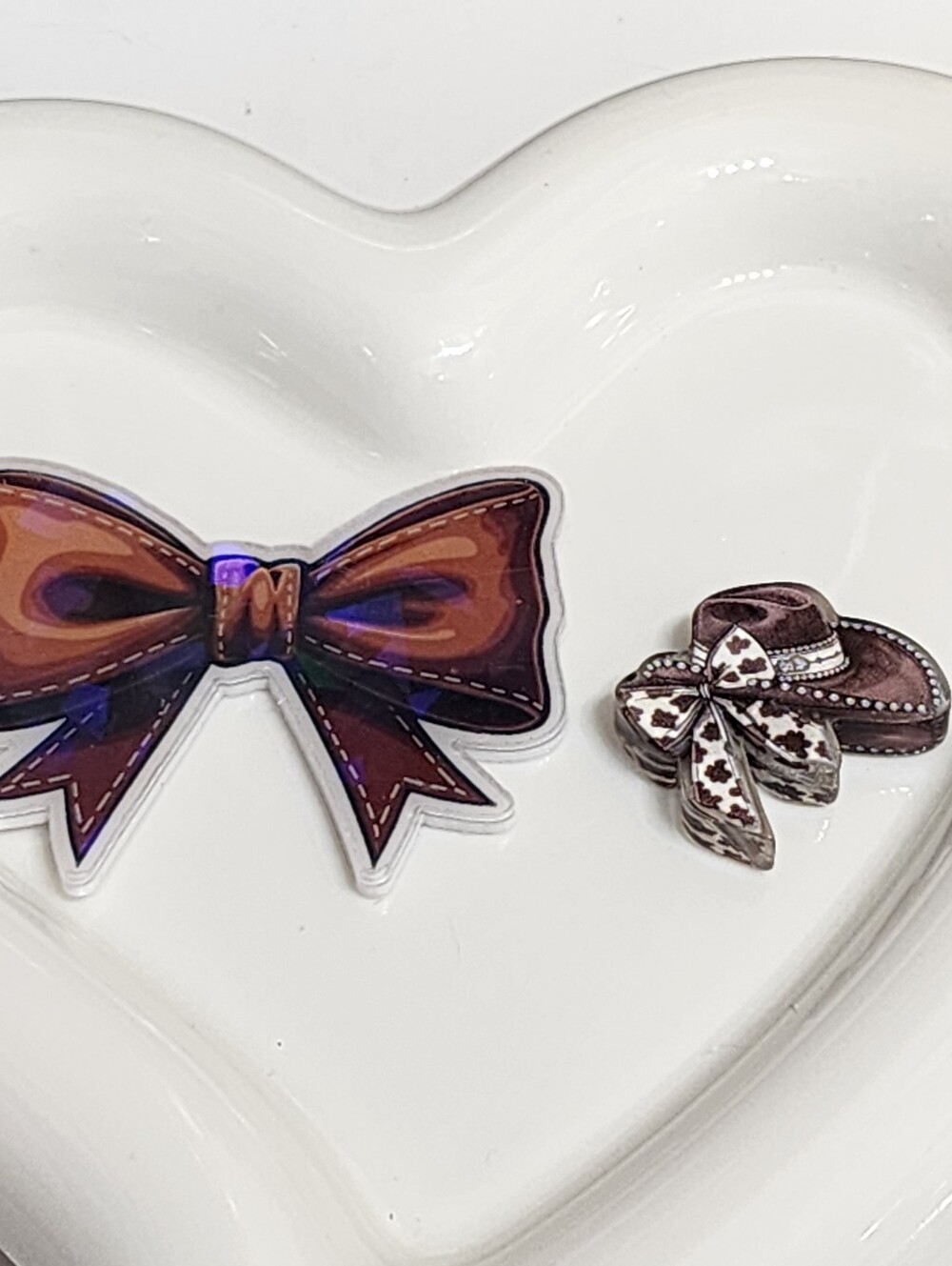 Bow Country Flatback Focal Bead Crafts Badge Beaded Pen Magnet Flats Planar